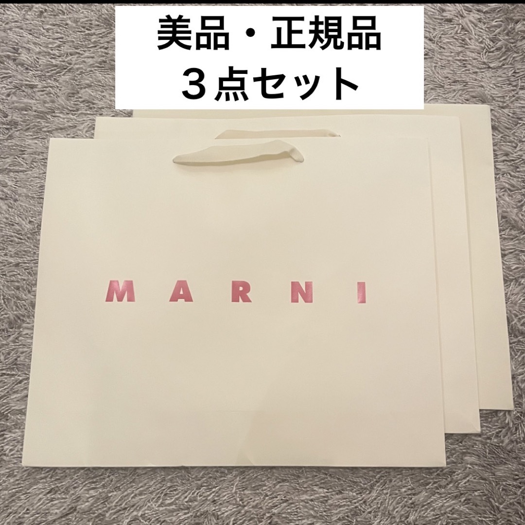 Marni(マルニ)の【美品】MARUNI ショップ袋　特大 レディースのバッグ(ショップ袋)の商品写真