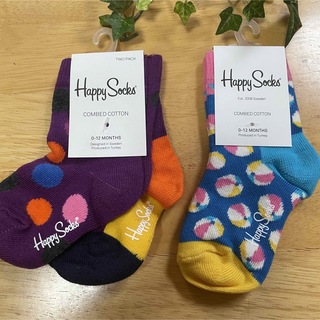 Happy Socks - 《新品未使用》ハッピーソックスベビー3足