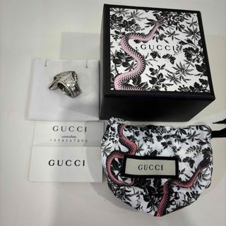 グッチ(Gucci)のGUCCIアンガーフォレストイーグルリング指輪グッチシルバーリングピンキーリング(リング(指輪))