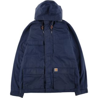 古着 カーハート Carhartt TERRY JACKET フード付き ワークジャケット メンズL /eaa445993