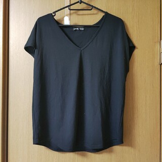 VネックTシャツ黒(Tシャツ(半袖/袖なし))