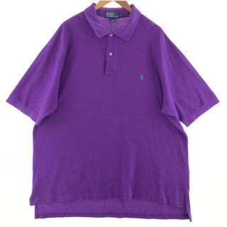 ラルフローレン(Ralph Lauren)の古着 ラルフローレン Ralph Lauren POLO by Ralph Lauren 半袖 ポロシャツ メンズXXL /eaa381687(ポロシャツ)