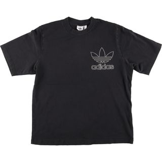 アディダス(adidas)の古着 アディダス adidas ORIGINALS オリジナルス ロゴプリントTシャツ メンズL /eaa432211(Tシャツ/カットソー(半袖/袖なし))