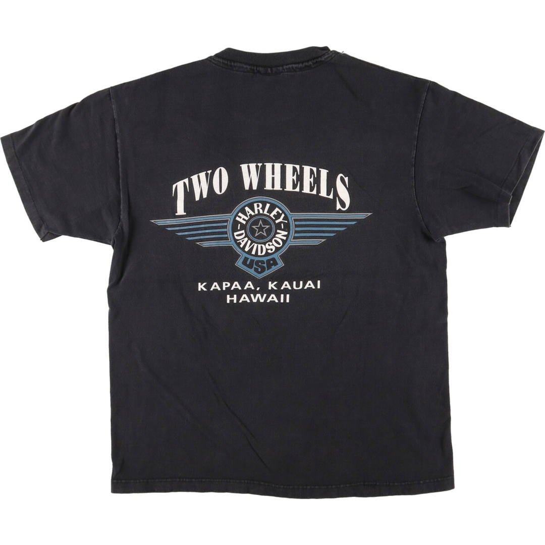 Hanes(ヘインズ)の古着 ヘインズ Hanes Harley-Davidson ハーレーダビッドソン モーターサイクル バイクTシャツ USA製 メンズL /eaa440642 メンズのトップス(Tシャツ/カットソー(半袖/袖なし))の商品写真