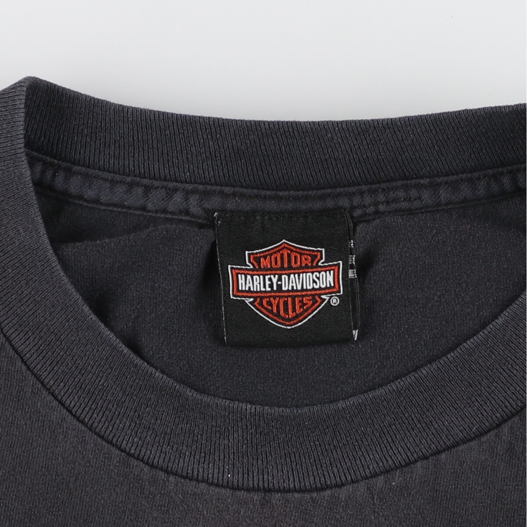 Harley Davidson(ハーレーダビッドソン)の古着 ハーレーダビッドソン Harley-Davidson モーターサイクル バイクTシャツ メンズXL /eaa440643 メンズのトップス(Tシャツ/カットソー(半袖/袖なし))の商品写真