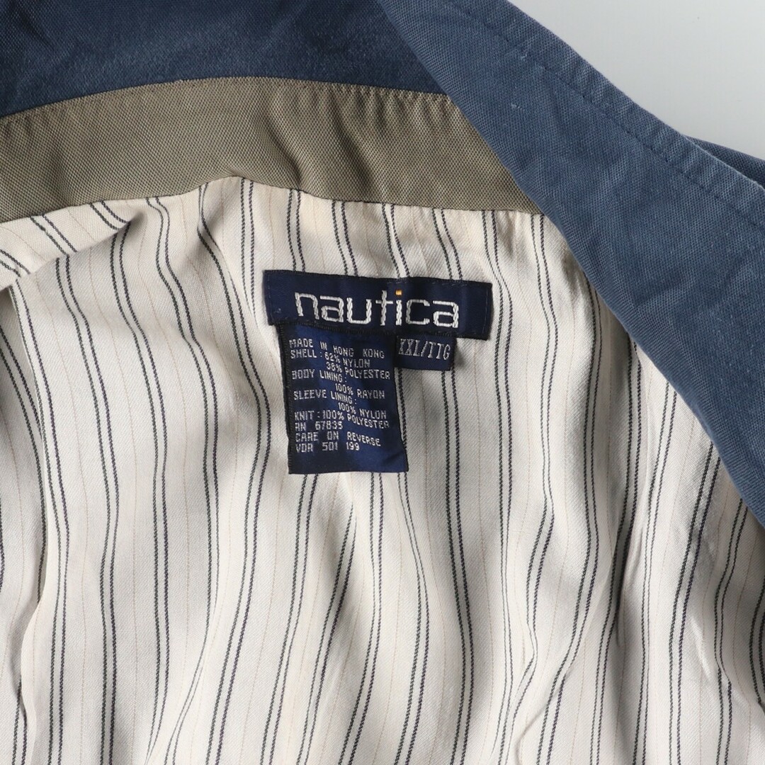 NAUTICA(ノーティカ)の古着 90年代 ノーティカ NAUTICA ナイロンジャケット メンズXXL ヴィンテージ /eaa444342 メンズのジャケット/アウター(ナイロンジャケット)の商品写真