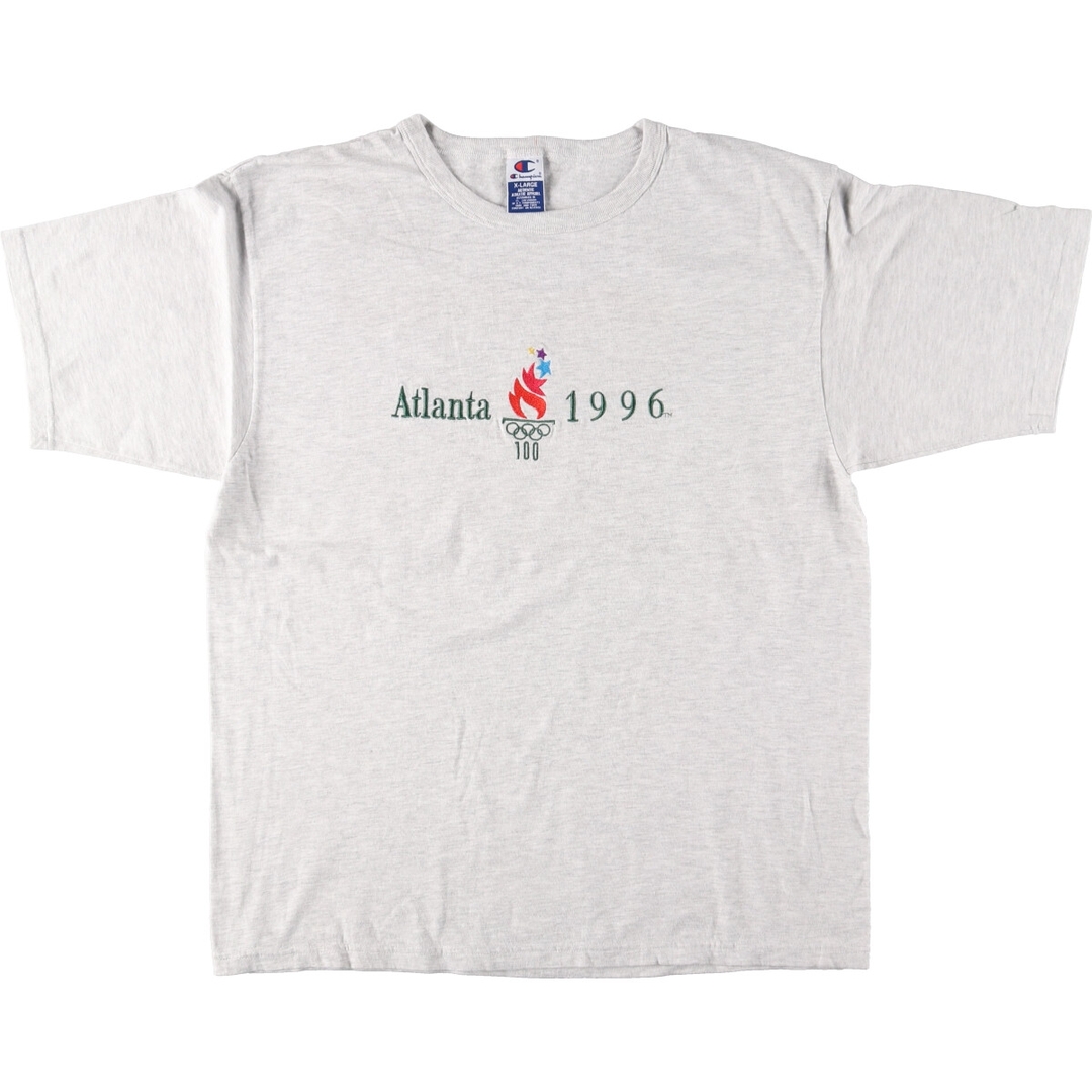 Champion(チャンピオン)の古着 90年代 チャンピオン Champion ATLANTA OLYMPIC アトランタオリンピック 1996 スポーツTシャツ メンズXL ヴィンテージ /eaa313991 メンズのトップス(Tシャツ/カットソー(半袖/袖なし))の商品写真