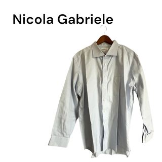 Nicola Gabriele ニコラガブリエル ワイシャツ ブルー メンズ (シャツ)