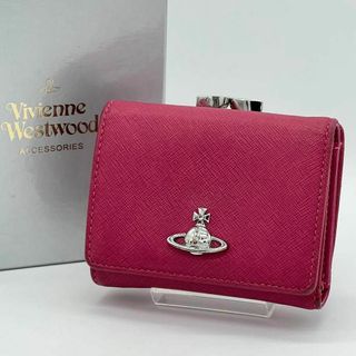 ヴィヴィアンウエストウッド(Vivienne Westwood)の✨️美品✨️VivienneWestwood 三つ折財布 がま口財布 ボルドー(財布)