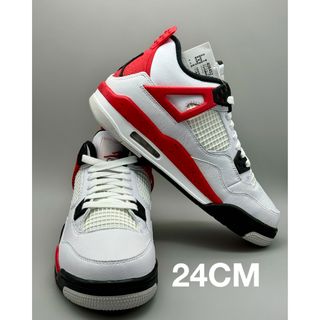 ナイキ(NIKE)のNike GS Air Jordan 4 Retro "Red Cement"(スニーカー)