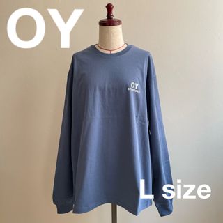 オーワイ(OY)の【OY/オーワイ】韓国 長袖Tシャツ　ブルー　Lサイズ(Tシャツ/カットソー(七分/長袖))