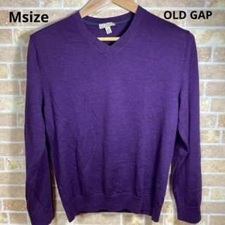 ギャップ(GAP)のOLDGAP オールドギャップ　Vネックニット　紫　パープル(ニット/セーター)