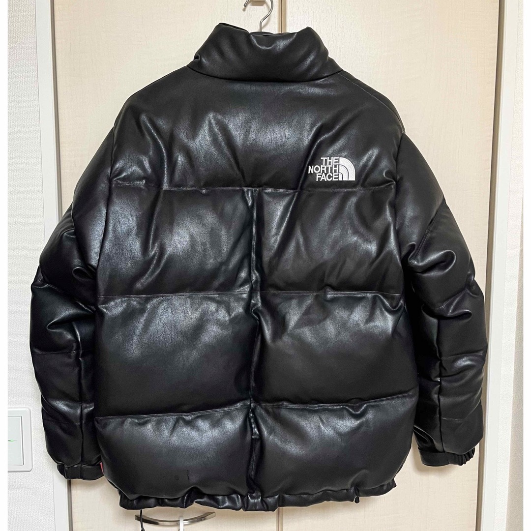 Supreme × the north faceレザーヌプシ Mサイズ メンズのジャケット/アウター(ダウンジャケット)の商品写真