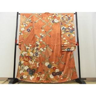 平和屋野田店■豪華振袖　駒刺繍　吉祥花車文　金彩　逸品　BAAC4131fw(振袖)