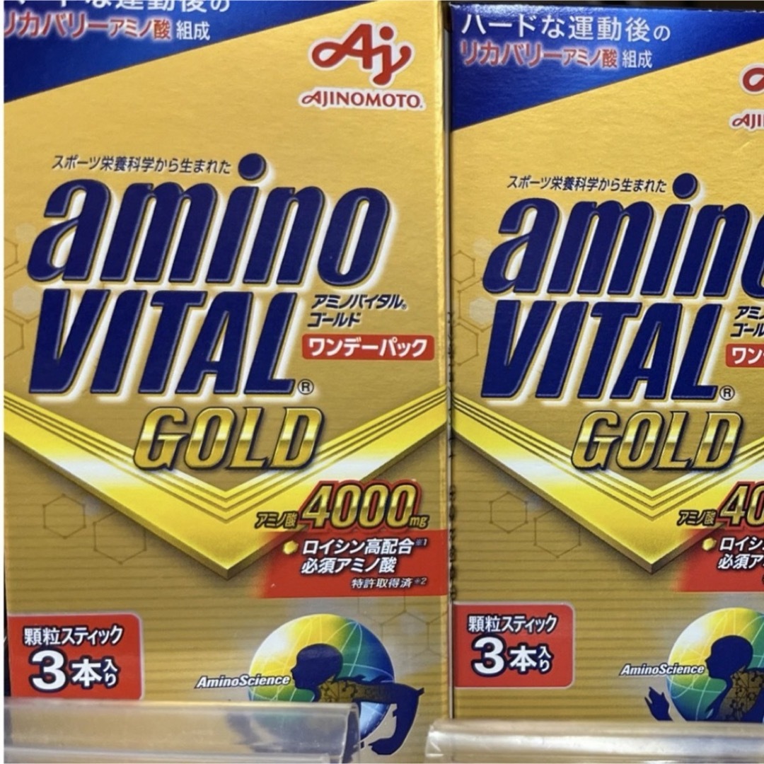 味の素(アジノモト)の6本 味の素　「アミノバイタル」ＧＯＬＤ 箱無し 食品/飲料/酒の健康食品(アミノ酸)の商品写真