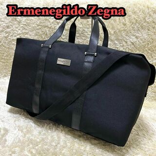 Ermenegildo Zegna - 【大容量】ルメネジルドゼニア ボストンバッグ ナイロン 2WAY 黒 094