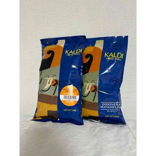 カルディ(KALDI)の<発送可> カルディ コーヒー豆　マンデリン / マンデリンフレンチ　各200g(コーヒー)