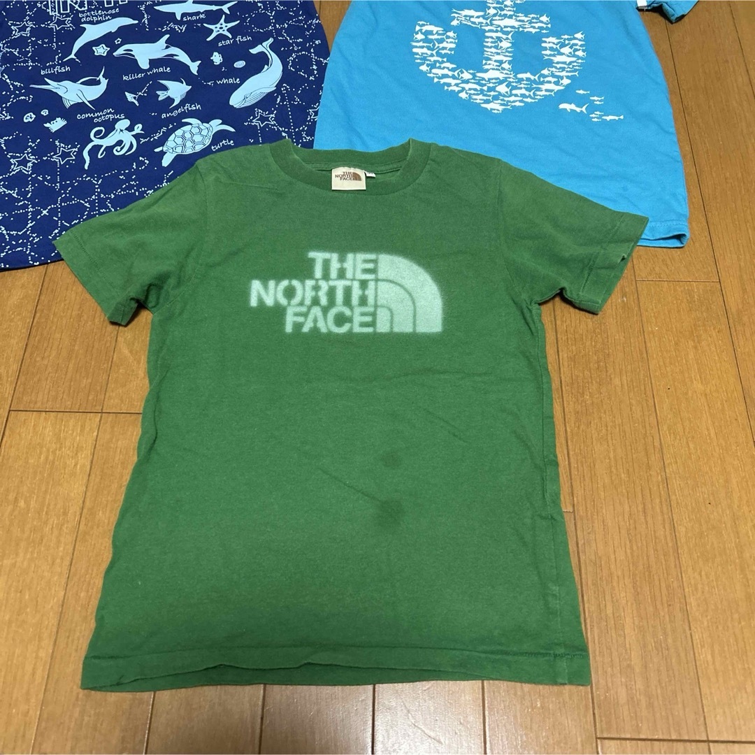 THE NORTH FACE(ザノースフェイス)の120cm 男の子 半袖Tシャツ 夏服 まとめ売り 3枚セット ノースフェイス キッズ/ベビー/マタニティのキッズ服男の子用(90cm~)(Tシャツ/カットソー)の商品写真