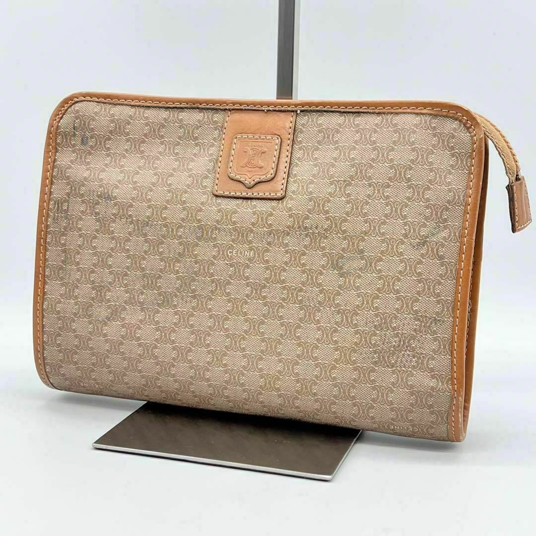 ✨美品✨】 セリーヌ トリオンフ 走れる 三つ折り財布 マカダム ✨美品✨】 セリーヌ トリオンフ 走れる 三つ折り財布 マカダム