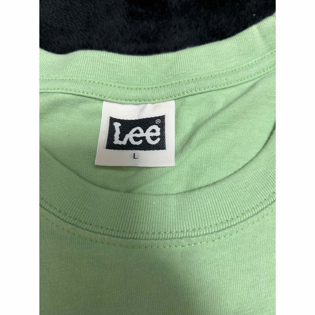 LEE スヌーピーコラボTシャツ　緑　古着　ヴィンテージ メンズのトップス(Tシャツ/カットソー(半袖/袖なし))の商品写真
