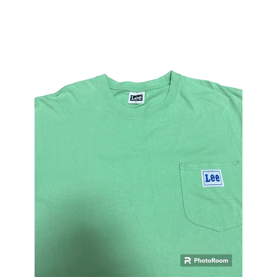 LEE スヌーピーコラボTシャツ　緑　古着　ヴィンテージ メンズのトップス(Tシャツ/カットソー(半袖/袖なし))の商品写真