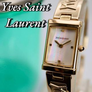 イヴサンローラン(Yves Saint Laurent)の美品 Yves Saint Laurent 40th シェル 腕時計355(腕時計)