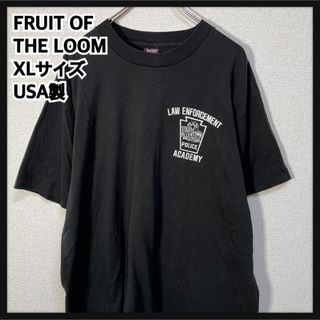 フルーツオブザルーム(FRUIT OF THE LOOM)の【フルーツオブザルーム】USA製半袖Tシャツ ポリスアカデミー　警察学校黒71(Tシャツ/カットソー(半袖/袖なし))