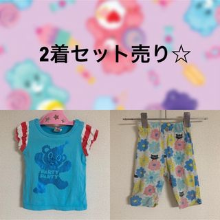 パーティーパーティー(PARTYPARTY)のPARTYPARTY 他　２着セット　サイズ80 単品不可(Ｔシャツ)