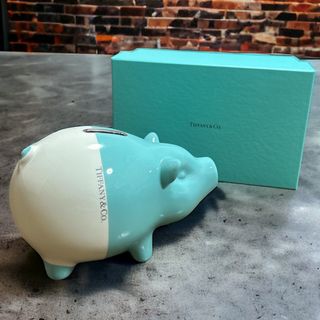 ティファニー(Tiffany & Co.)の【極美品・未使用】　激レア　Tiffany ティファニー　ピギーバンク　貯金箱(置物)