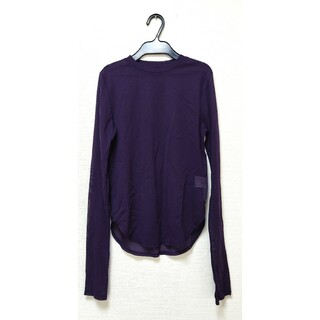 cft.tulle sheer crew neck tops ダークパープル(カットソー(長袖/七分))