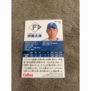 プロ野球チップス2024 伊藤大海 エラーカード