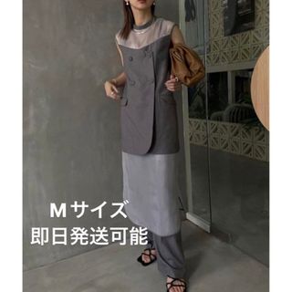 アメリヴィンテージ(Ameri VINTAGE)のMEDI JACKET DOCKING SHEER SET UP(ロングドレス)