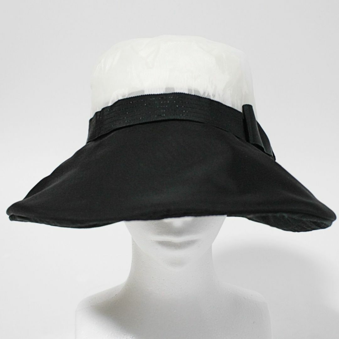 LANVIN COLLECTION(ランバンコレクション)の新品 ランバンコレクション 紫外線防止加工 ワイヤーレースハット 57.5cm レディースの帽子(ハット)の商品写真