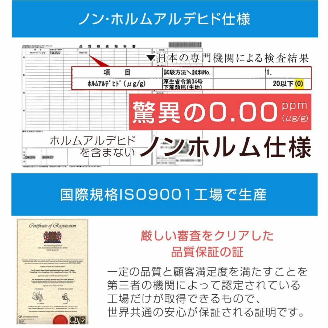 タンスのゲン マットレス セミダブル 薄型 厚み14cm ボンネルコイル コイル インテリア/住まい/日用品のベッド/マットレス(その他)の商品写真