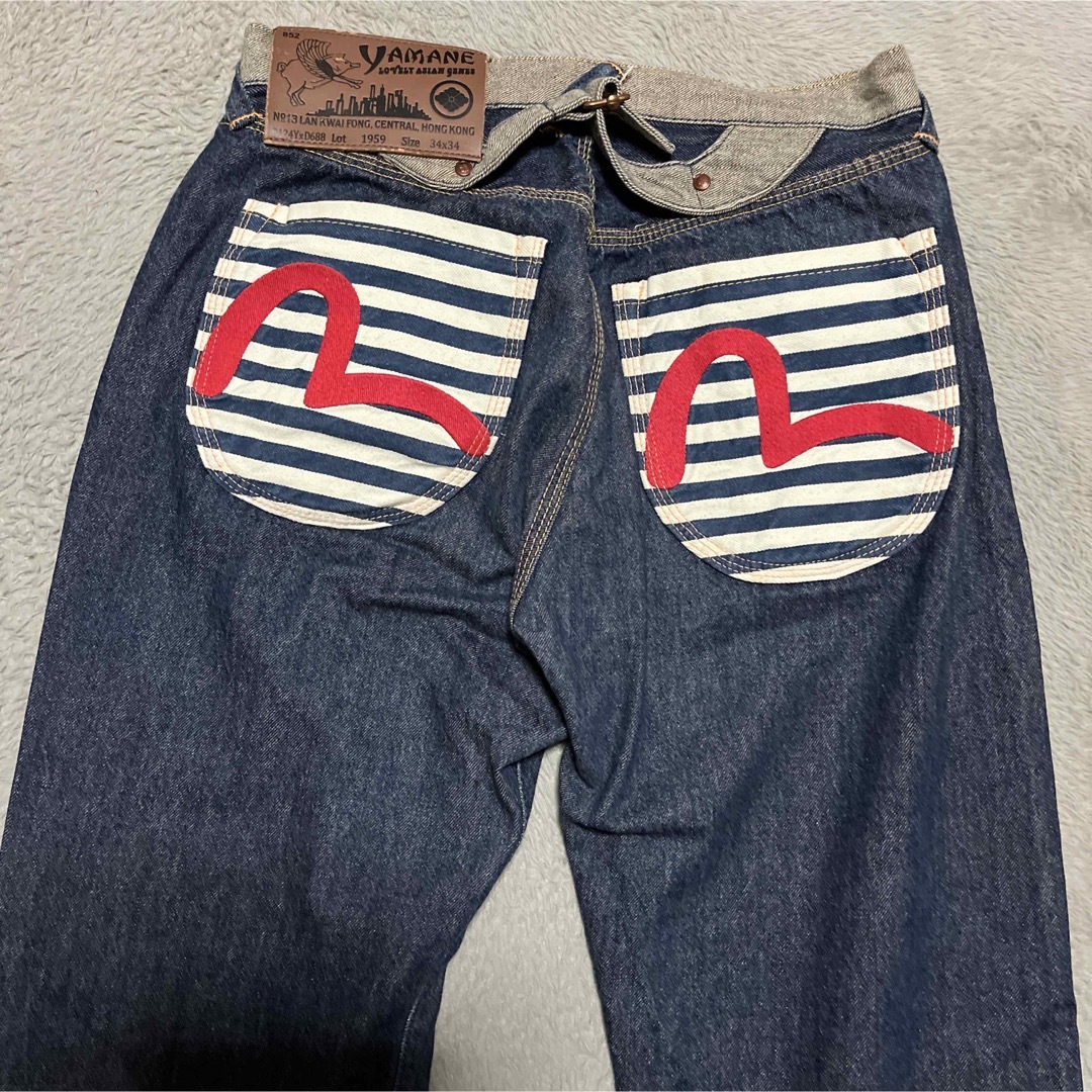 EVISU(エビス)のEVISU YAMANE 1959 DENIM デニム　パンツ　34 カモメ　 メンズのパンツ(デニム/ジーンズ)の商品写真