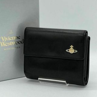 ヴィヴィアンウエストウッド(Vivienne Westwood)の✨️美品✨️Vivienne Westwood 三つ折財布 がま口財布 ブラック(財布)