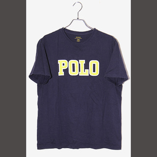 POLO RALPH LAUREN - ポロ ラルフローレン ロゴ プリント 半袖Tシャツ M NAVY ネイビー