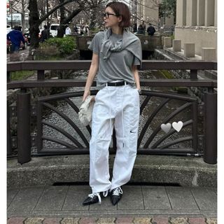 NIKE - NIKE×off-whiteホワイトパンツS