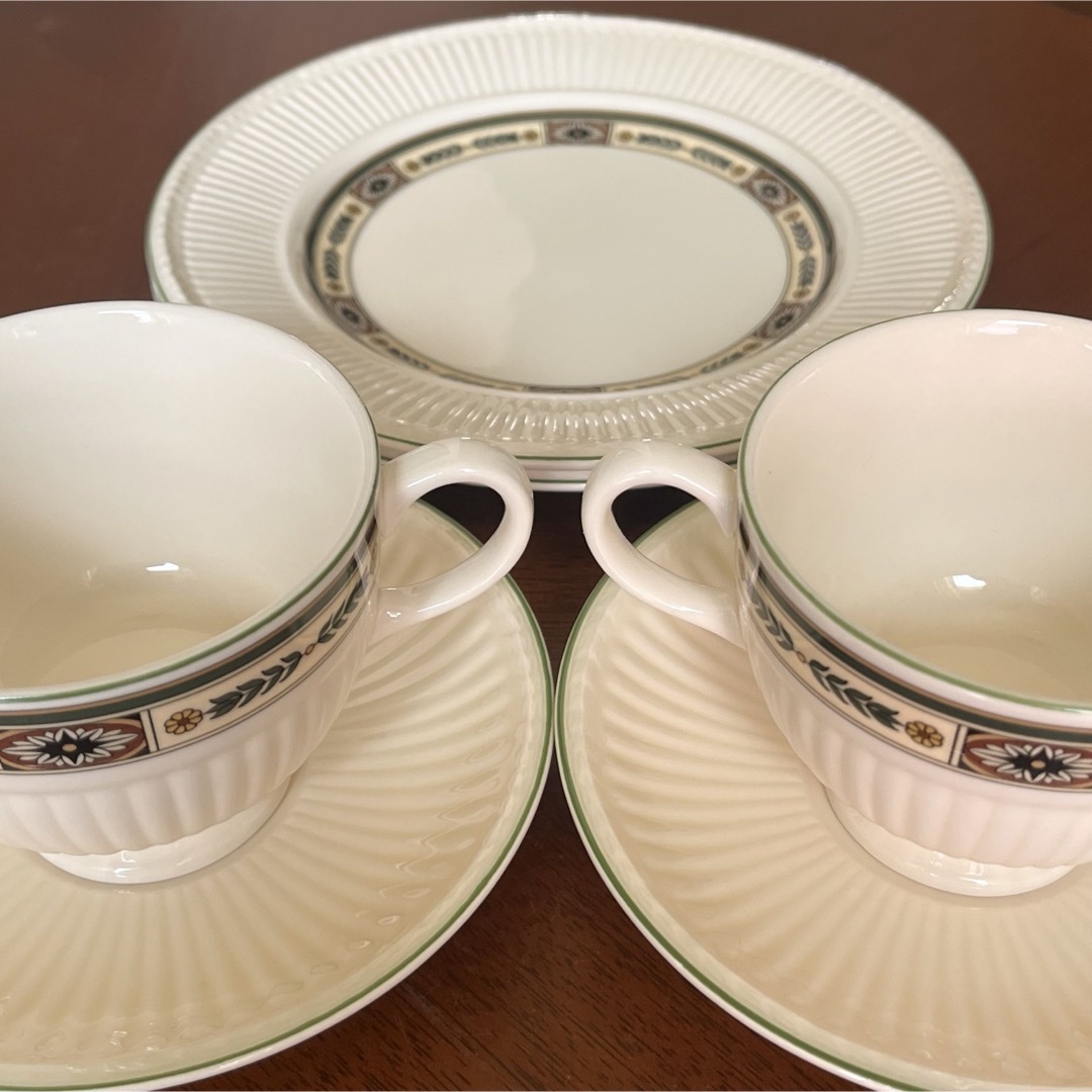 WEDGWOOD - 【黒壺美品】ウェッジウッド☆カールトン☆トリオ WEDGWOOD - 【黒壺美品】ウェッジウッド☆カールトン☆トリオ