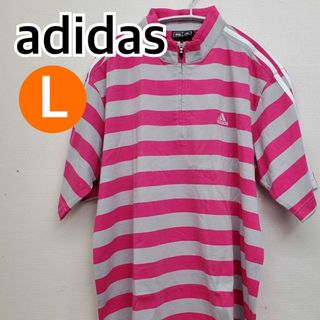 アディダス(adidas)の【新品】adidas トップス ポロシャツ 半袖 カットソー L【CT252】(ポロシャツ)