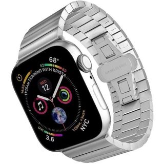 【大人気】アップルウォッチ　バンド　apple　銀色　シルバー　40mm(その他)