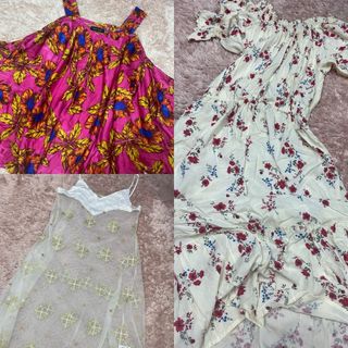 ロデオクラウンズ(RODEO CROWNS)のRODEO CROWNS 新品未使用 ワンピース3点セット 夏服(ロングワンピース/マキシワンピース)