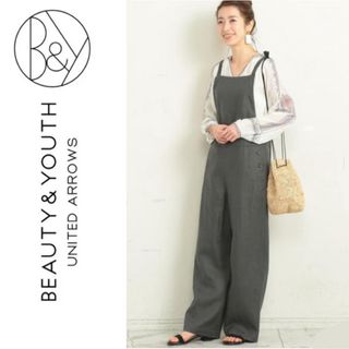 ビューティアンドユースユナイテッドアローズ(BEAUTY&YOUTH UNITED ARROWS)のBEAUTY&YOUTH UNITED ARROWS BYリネンツイルサロペット(サロペット/オーバーオール)