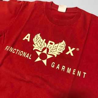 AVIREX アヴィレックス Tシャツ赤 Mサイズ