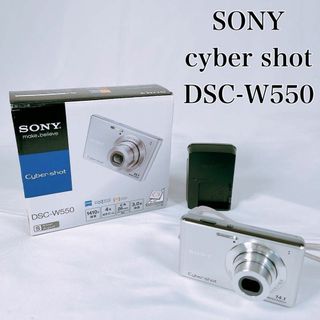 【動作品】SONY Cyber-shot DSC-W550 コンデジ　カメラ(コンパクトデジタルカメラ)