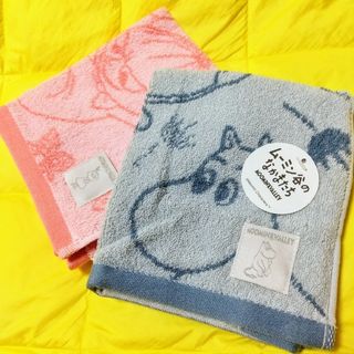 ムーミン(MOOMIN)のMOOMIN 　リトルミイ　ハンドタオル2枚セット【新品、未使用】A(キャラクターグッズ)