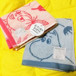 ムーミン(MOOMIN)のMOOMIN 　リトルミイ　ハンドタオル2枚セット【新品、未使用】C(キャラクターグッズ)