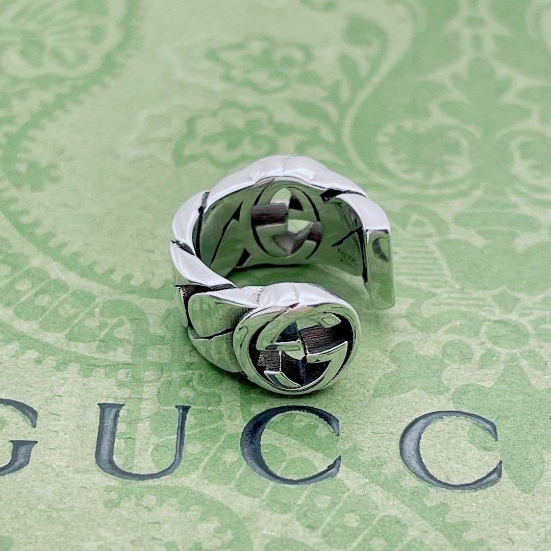 Gucci(グッチ)の【極美品】GUCCI イヤーカフ　インターロッキング　G リング レディースのアクセサリー(イヤーカフ)の商品写真