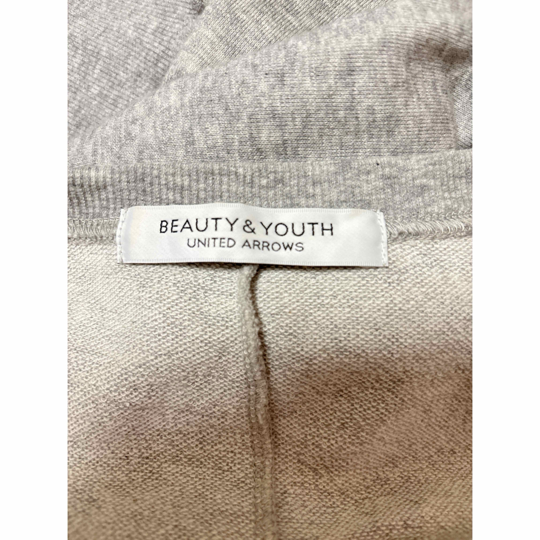 BEAUTY&YOUTH UNITED ARROWS(ビューティアンドユースユナイテッドアローズ)のBEAUTY＆YOUTH  UNITED ARROWS●スウェットワンピース美品 レディースのワンピース(ひざ丈ワンピース)の商品写真