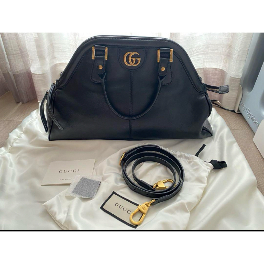 Gucci(グッチ)のグッチGUCCI リベル ミディアム GGマーモント 2WAYショルダーバッグ レディースのバッグ(ショルダーバッグ)の商品写真